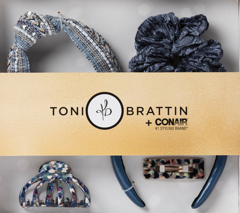 5-Piece Denim Days Hair Accessory Set