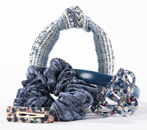 5-Piece Denim Days Hair Accessory Set