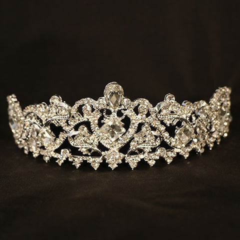 Handmade Silver and Crystal Crown